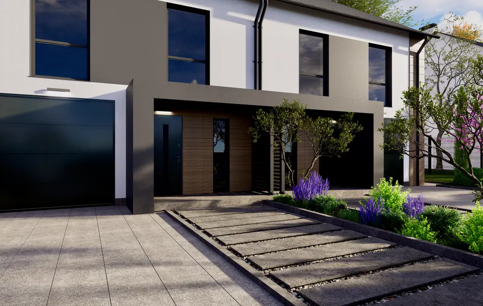 3D-Visualisierungen von Fassaden für Privathäuser
