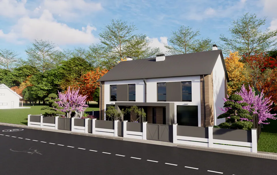 3D-Visualisierung einer Fassade für Innenarchitekten