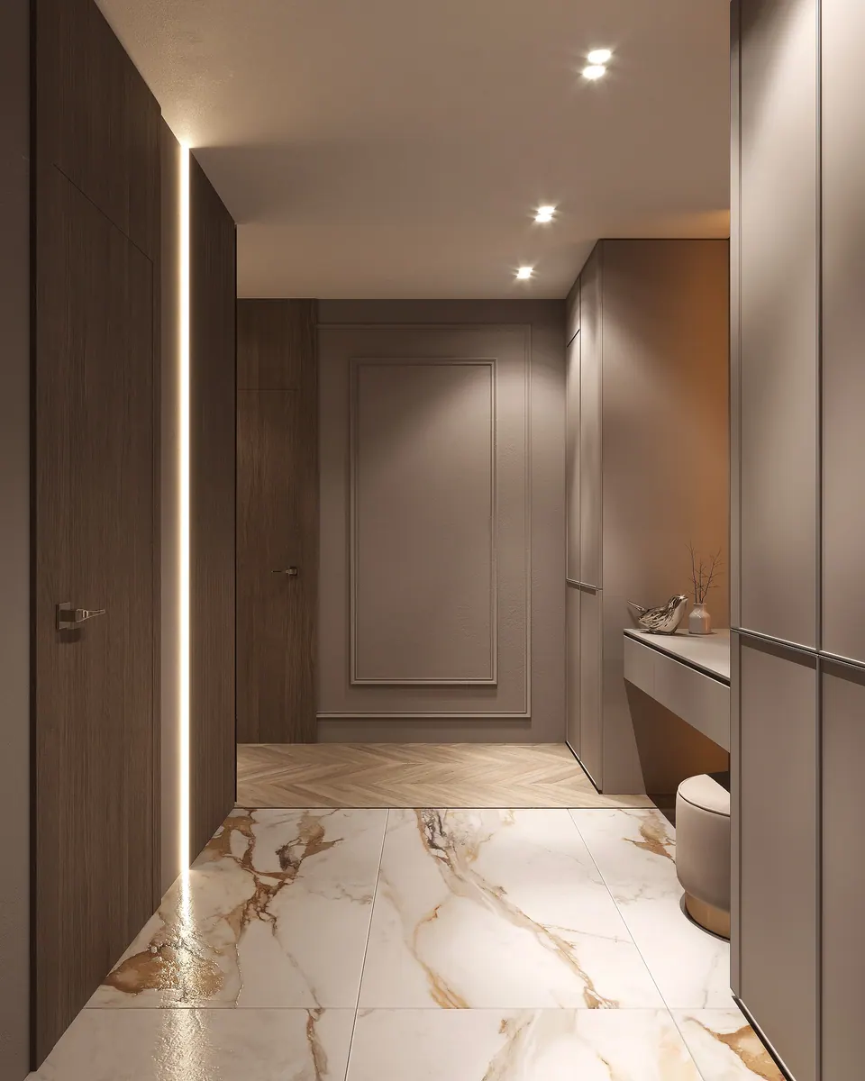 apartment entrance hall interior vienna austria