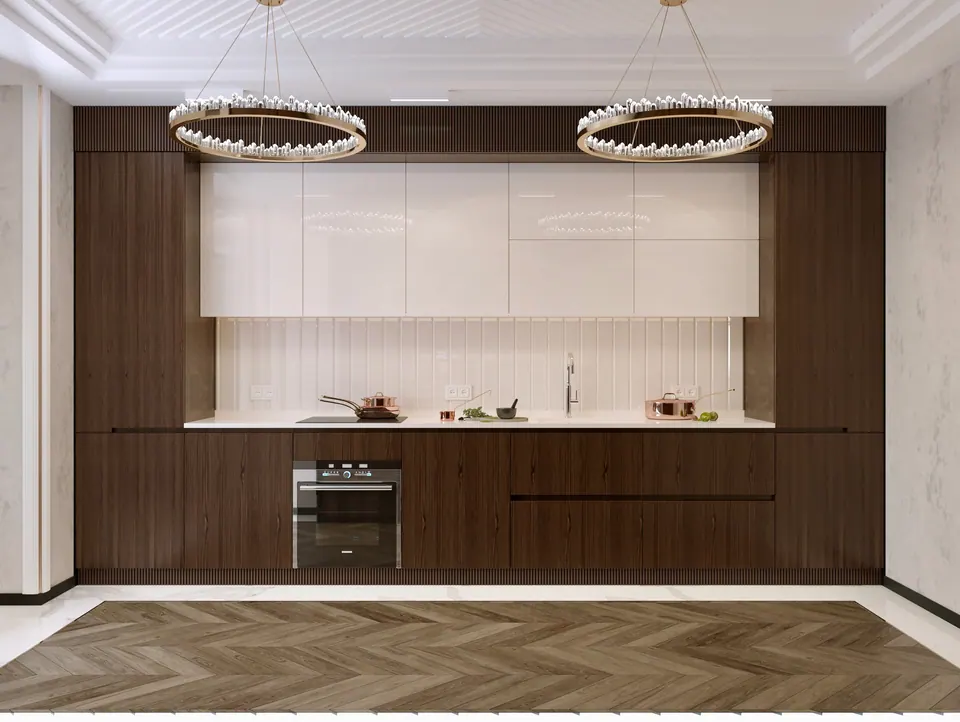 premium kitchen with high-end finishes