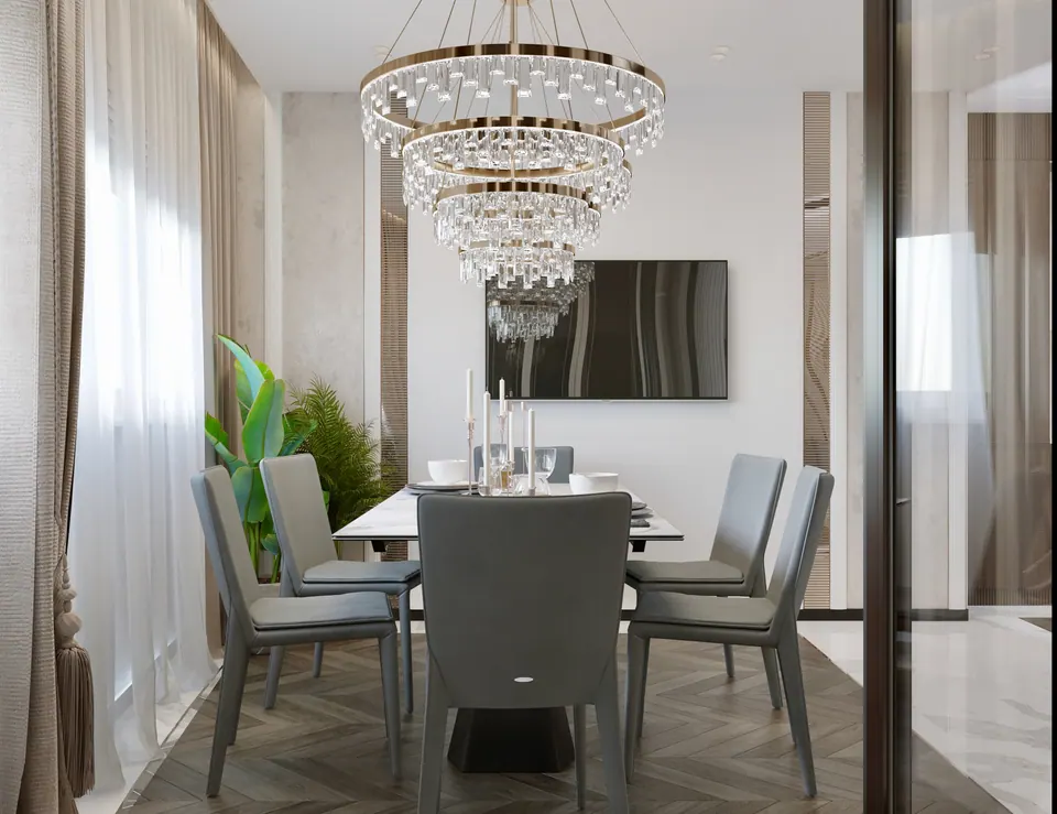 Кухня-гостиная — квартира в Вене, 115 м²
