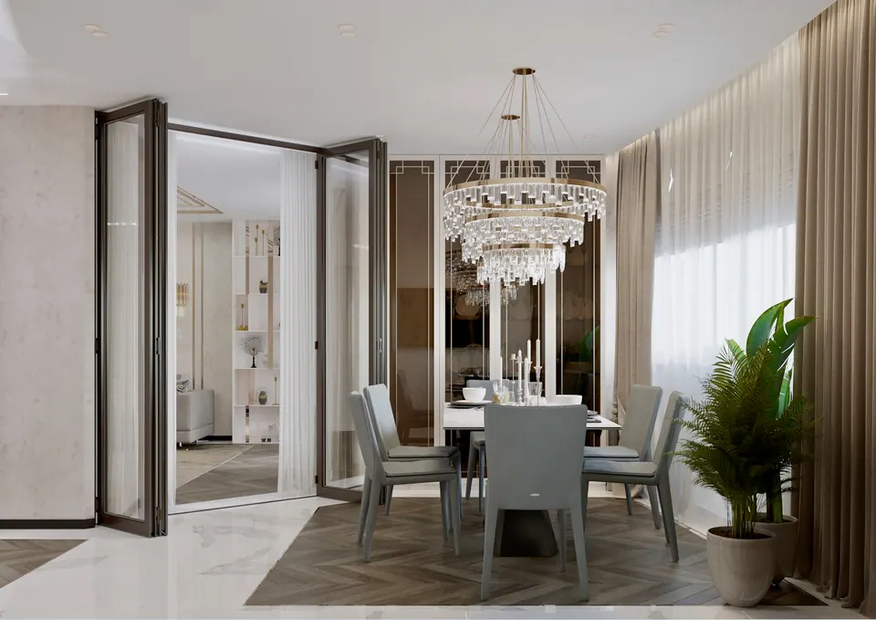 Кухня-гостиная — квартира в Вене, 115 м²