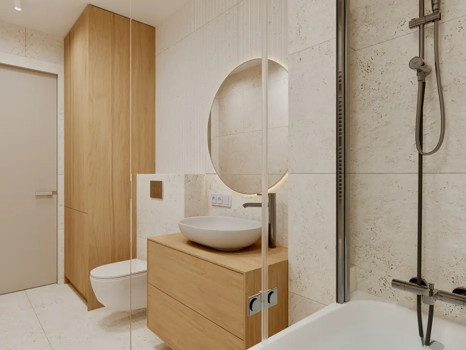minimalistic bathroom renovation
