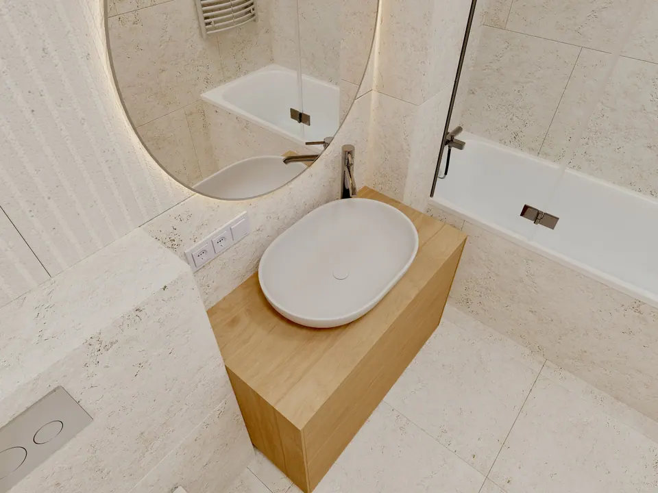 bathroom design in neutral colors