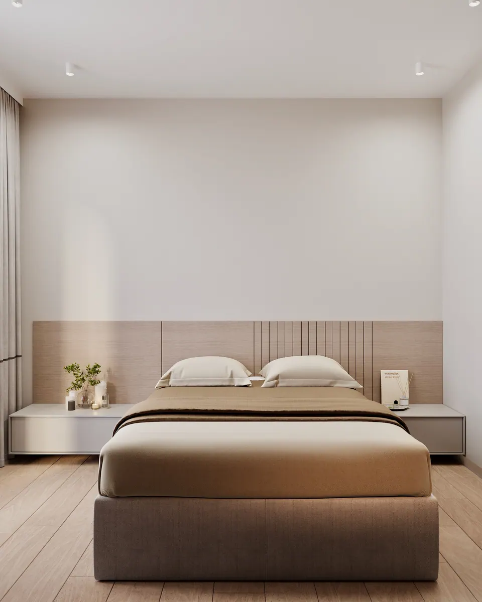 small bedroom design in modern apartment
