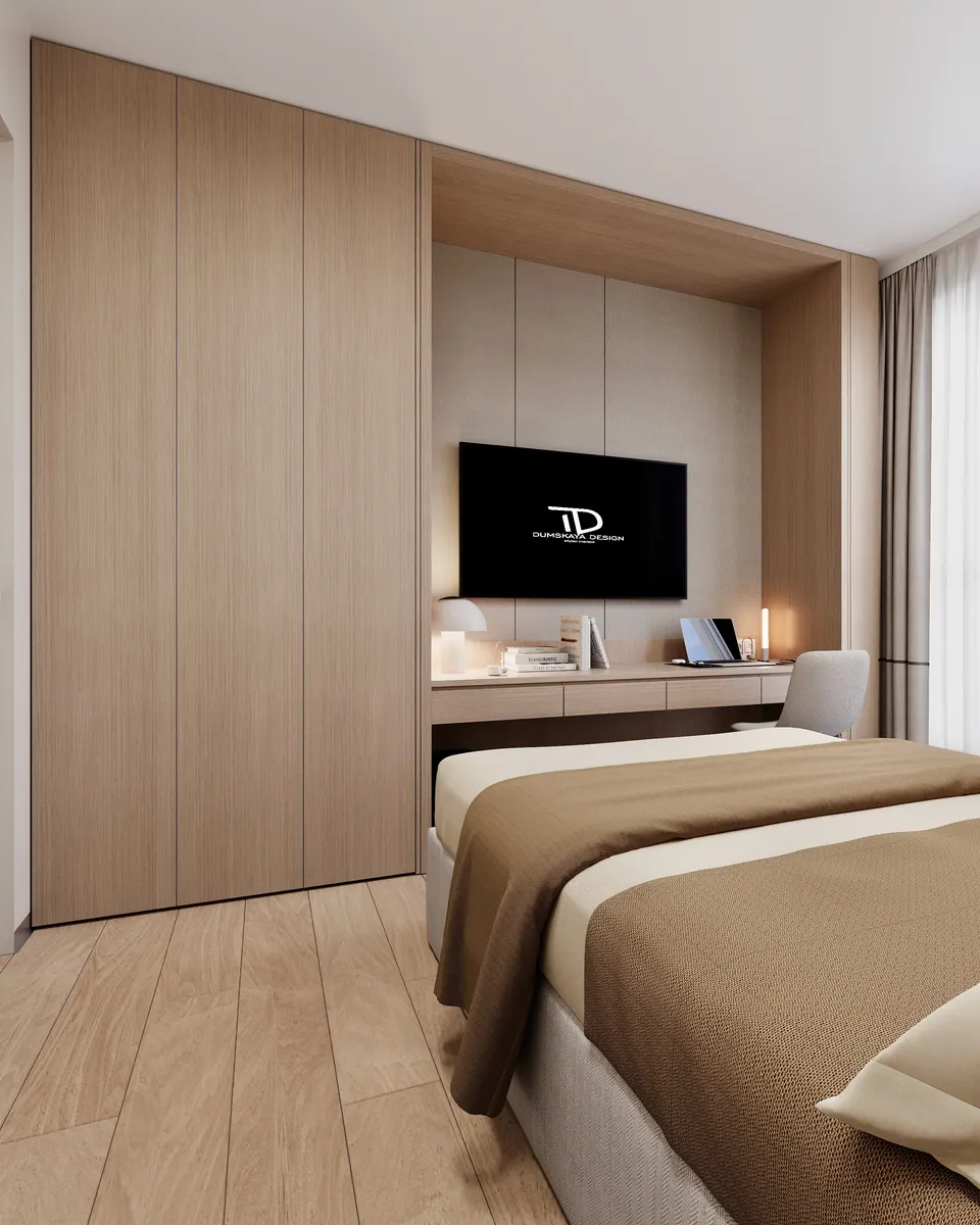 built-in wardrobe in bedroom