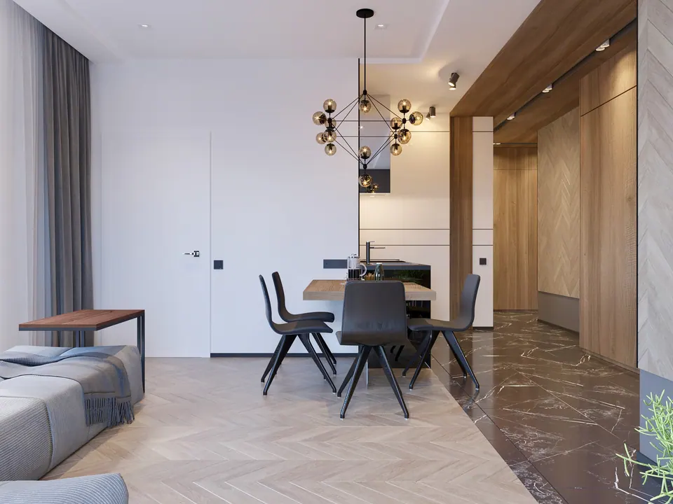 Дизайн интерьера квартиры от DUMSKAYA DESIGN — Квартира 51 м², фото 9