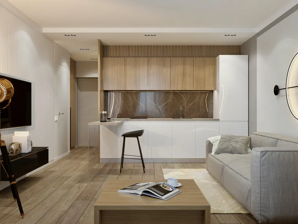 дизайн интерьера квартиры dumskaya design — Квартира 52 м², фото 2