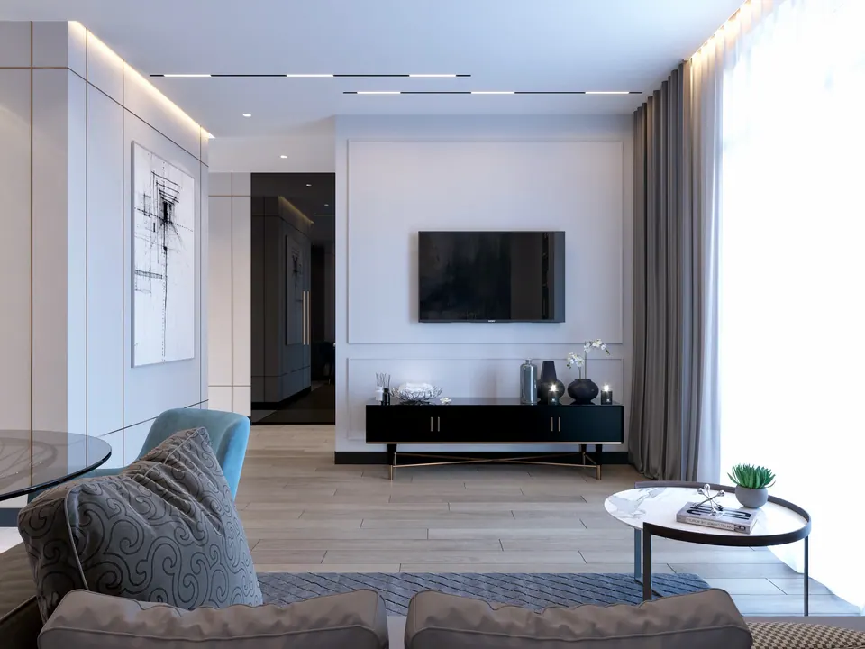 Дизайн интерьера квартиры от DUMSKAYA DESIGN — Квартира 54 м², фото 2