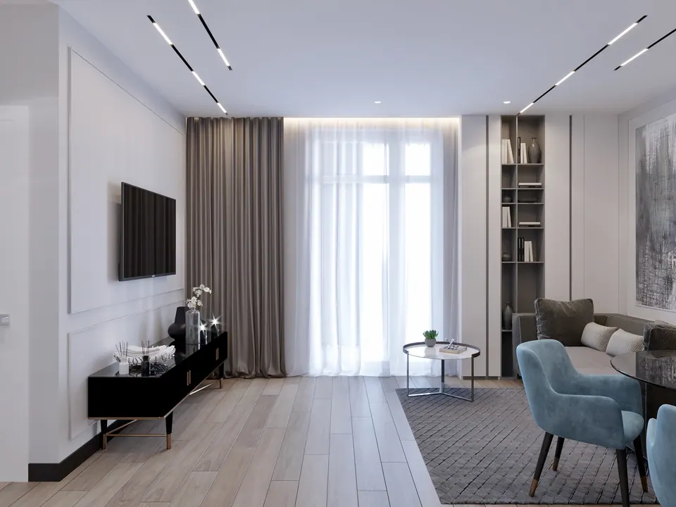 Дизайн интерьера квартиры от DUMSKAYA DESIGN — Квартира 54 м², фото 3