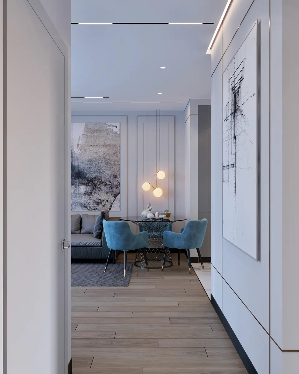Дизайн интерьера квартиры от DUMSKAYA DESIGN — Квартира 54 м², фото 4