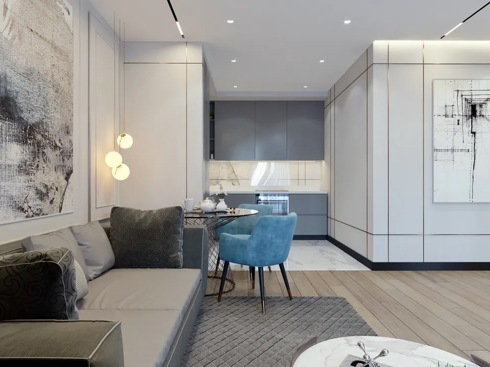 Дизайн интерьера квартиры от DUMSKAYA DESIGN — Квартира 54 м², фото 5
