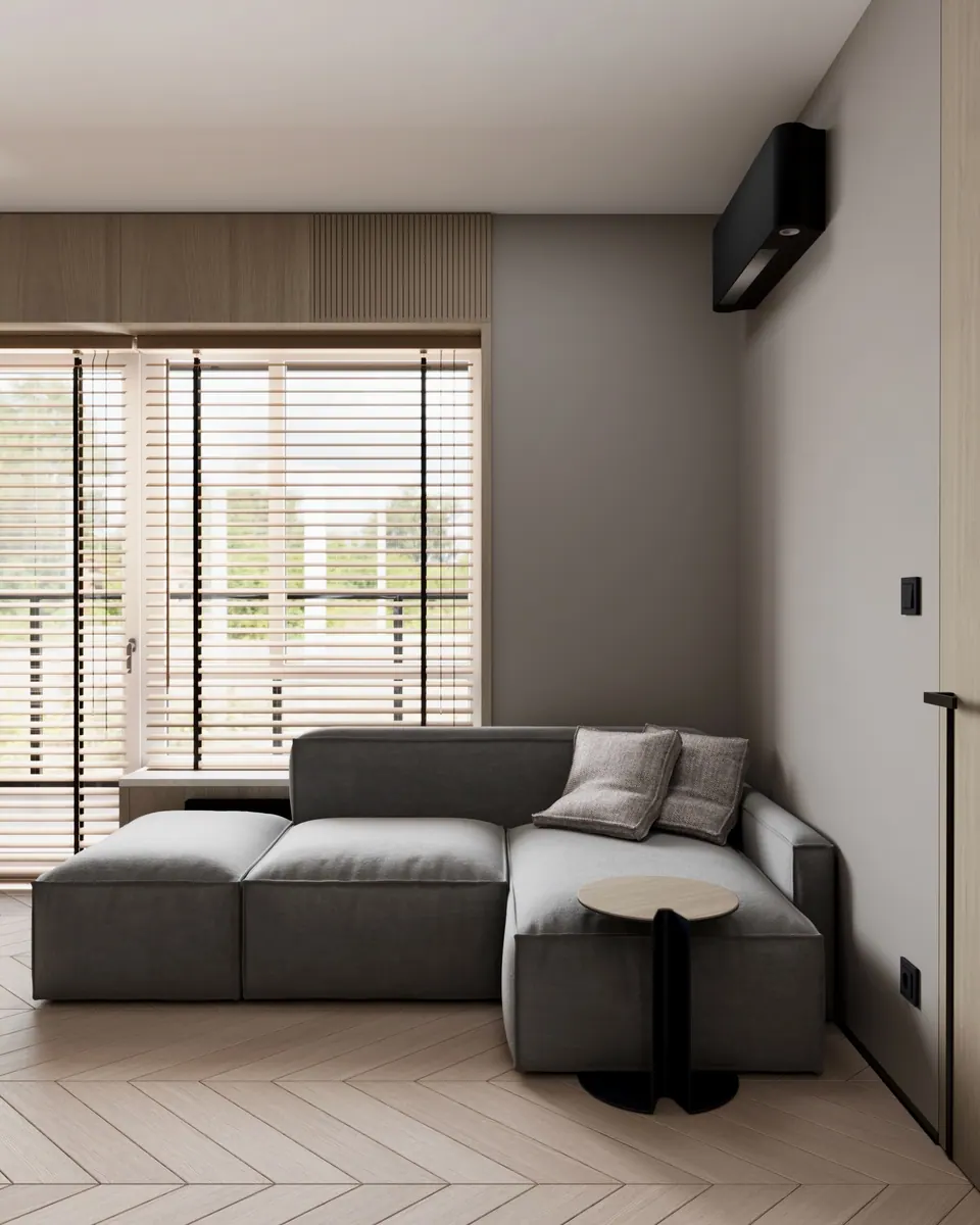 modern open-plan apartment design