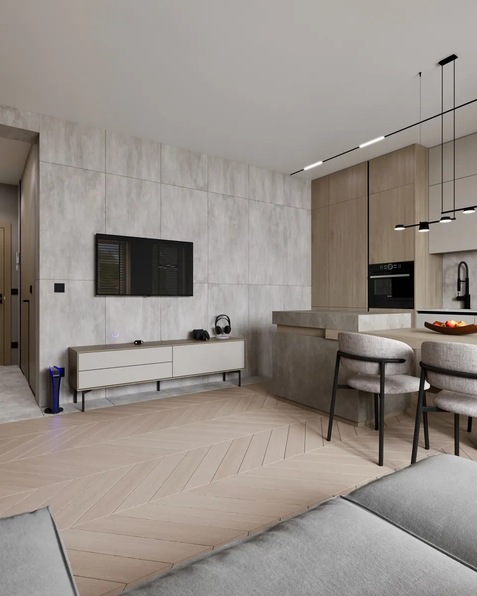 minimalist open space design