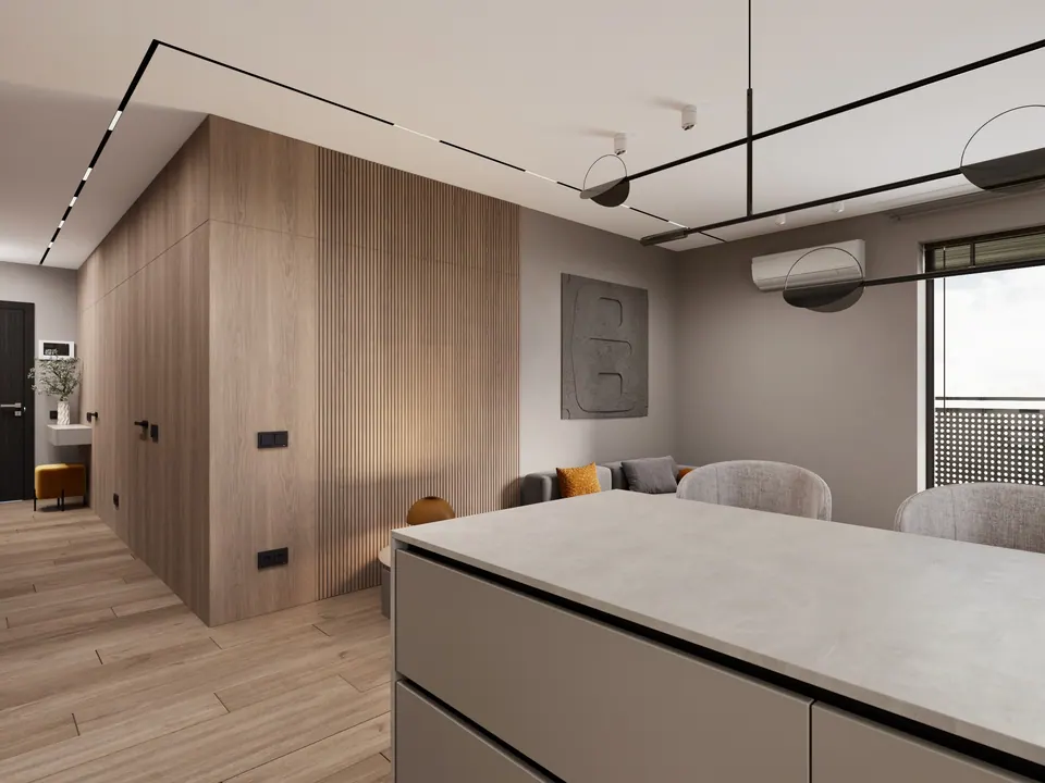 дизайн-проєкт квартири краків — Квартира в Кракові 63 м², фото 2