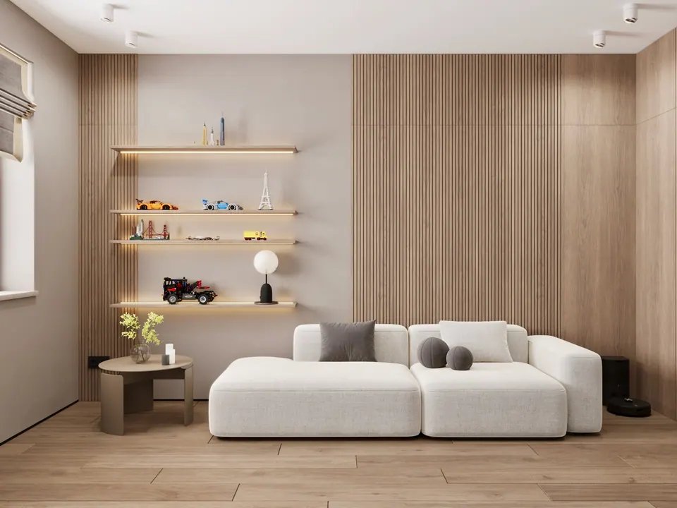 Arbeitszimmer, schlüsselfertig saniert
