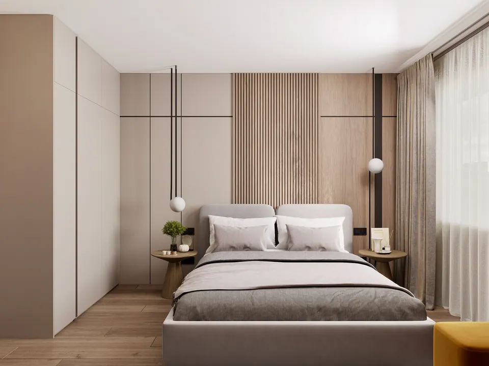 Schlafzimmer, schlüsselfertig