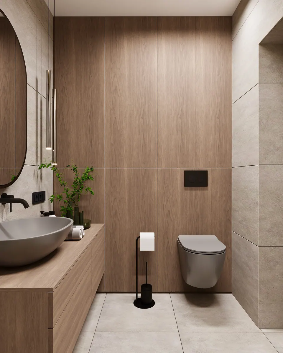 Innenarchitektur einer Wohnung in Krakau
