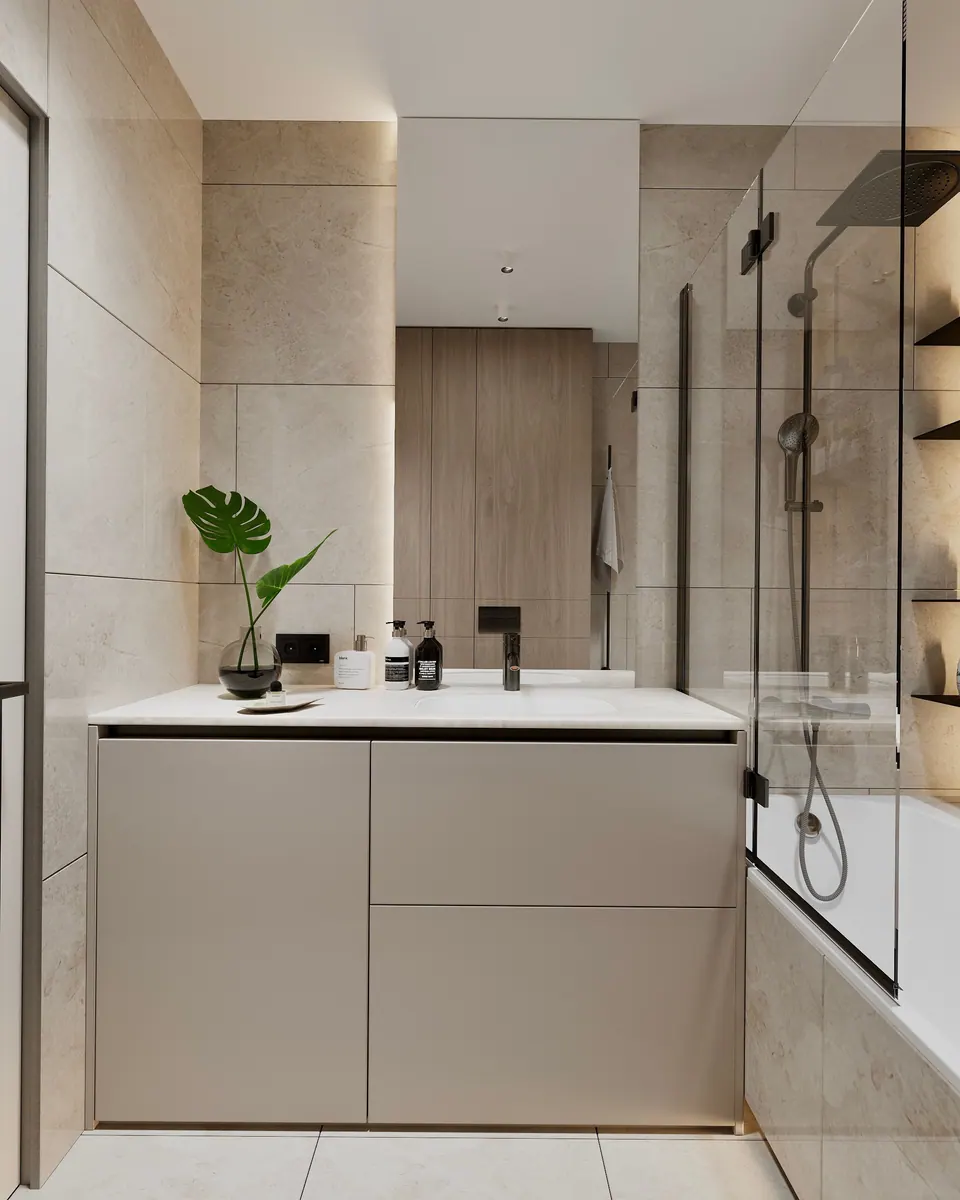 bathroom tiles and fixtures design warsaw