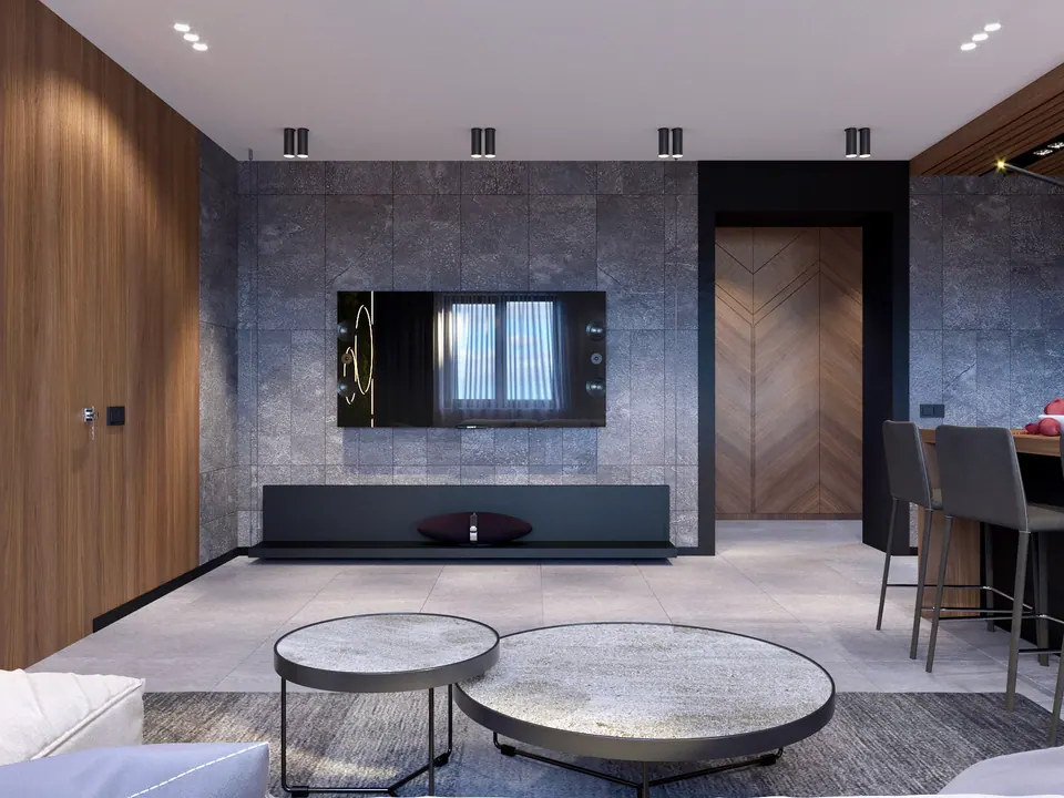 дизайн интерьера мадрид испания — Апартаменты, Мадрид, Испания, 107 м², фото 2