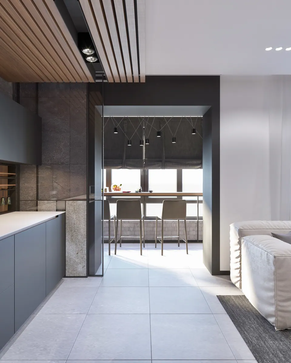 Wohnküche — Apartment in Madrid, 107 m²