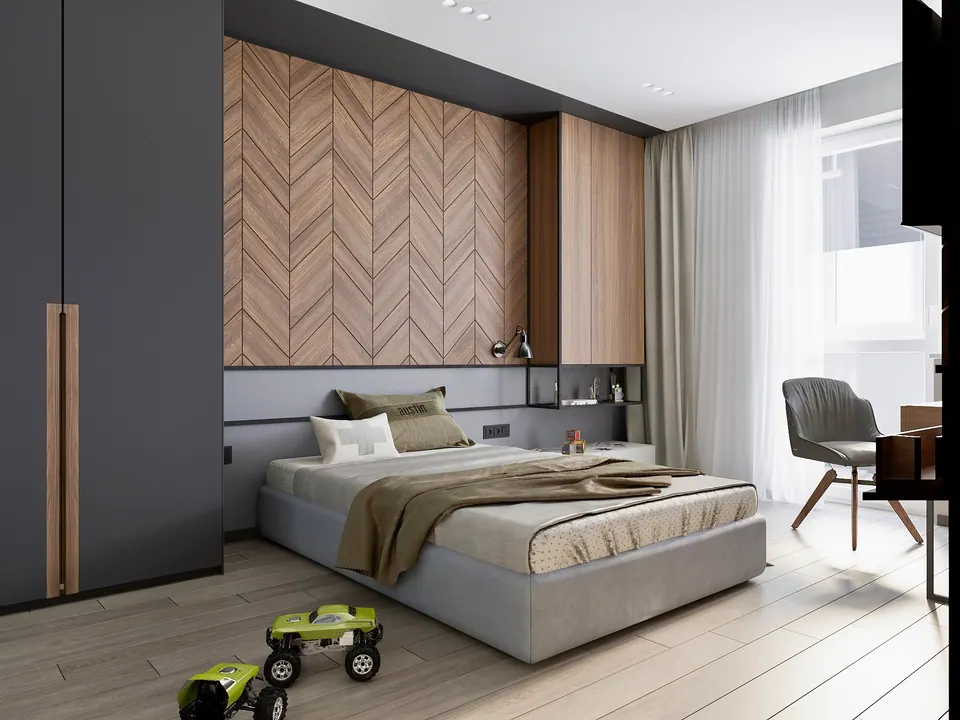 Schlafzimmer schlüsselfertig saniert, Madrid, Spanien