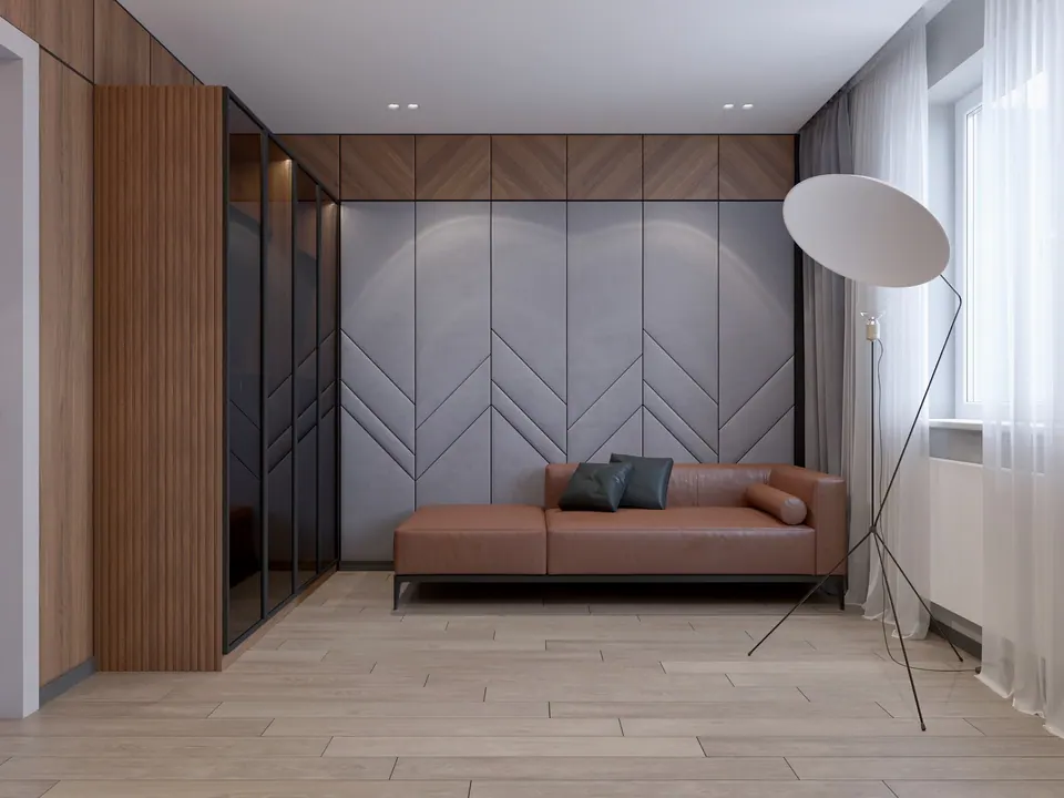 Wohnzimmer im modernen Stil, Innenarchitektur, Madrid, Spanien