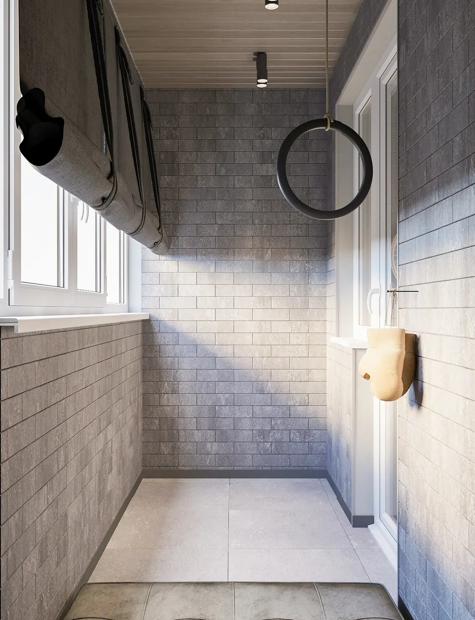 Terrasse — Apartment in Madrid, 107 m²