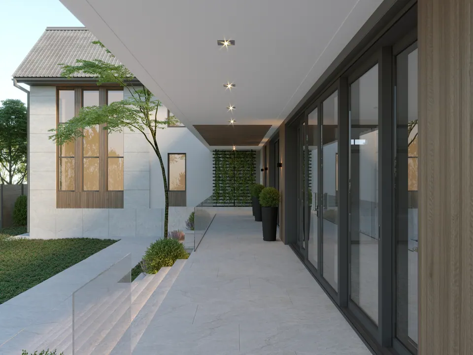 modern private house exterior architecture Bratislava Slovakia