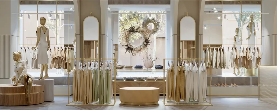 Modeboutique in Kiew, 140 m²