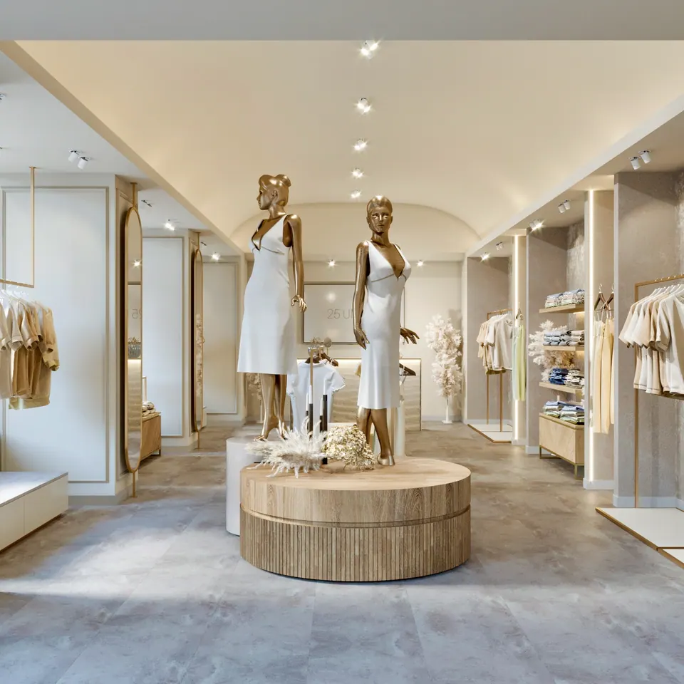 Modeboutique in Kiew, 140 m²