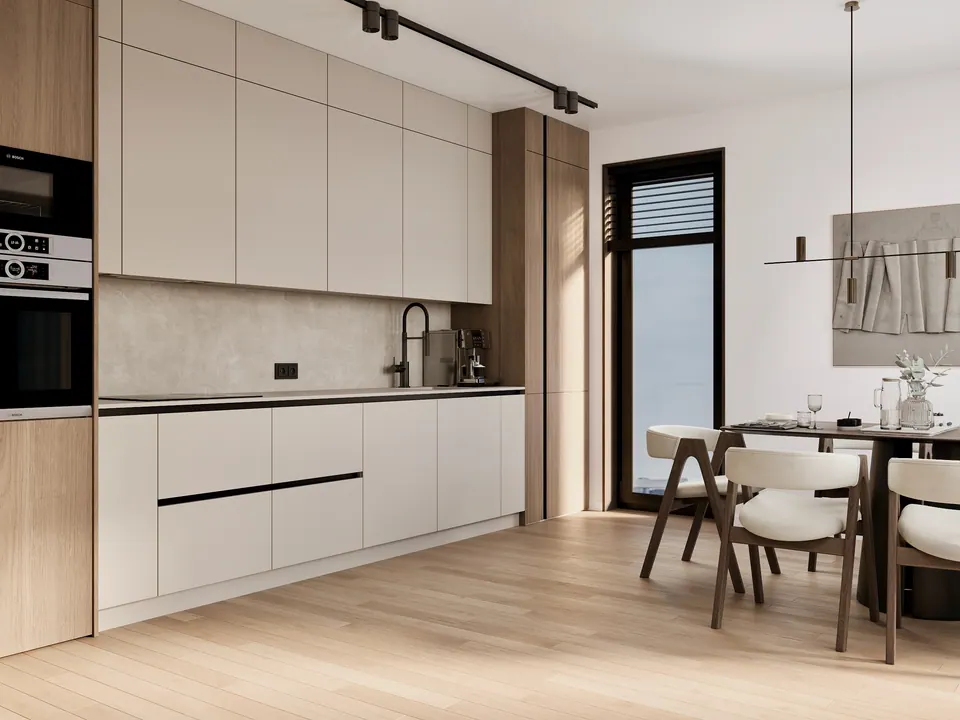Offene Wohnküche — Wohnung im Metropolis, Bratislava, Slowakei