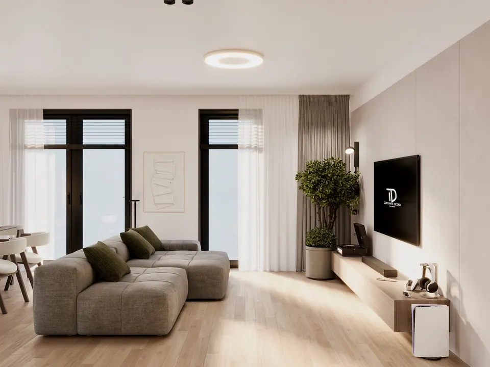 Minimalistische Wohnküche — Wohnung in Bratislava, Slowakei