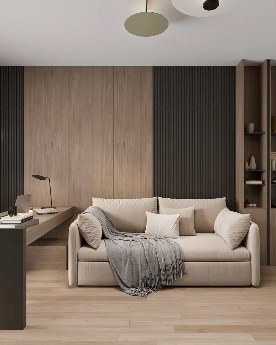 Modernes Arbeitszimmer — Wohnung in Bratislava, Slowakei