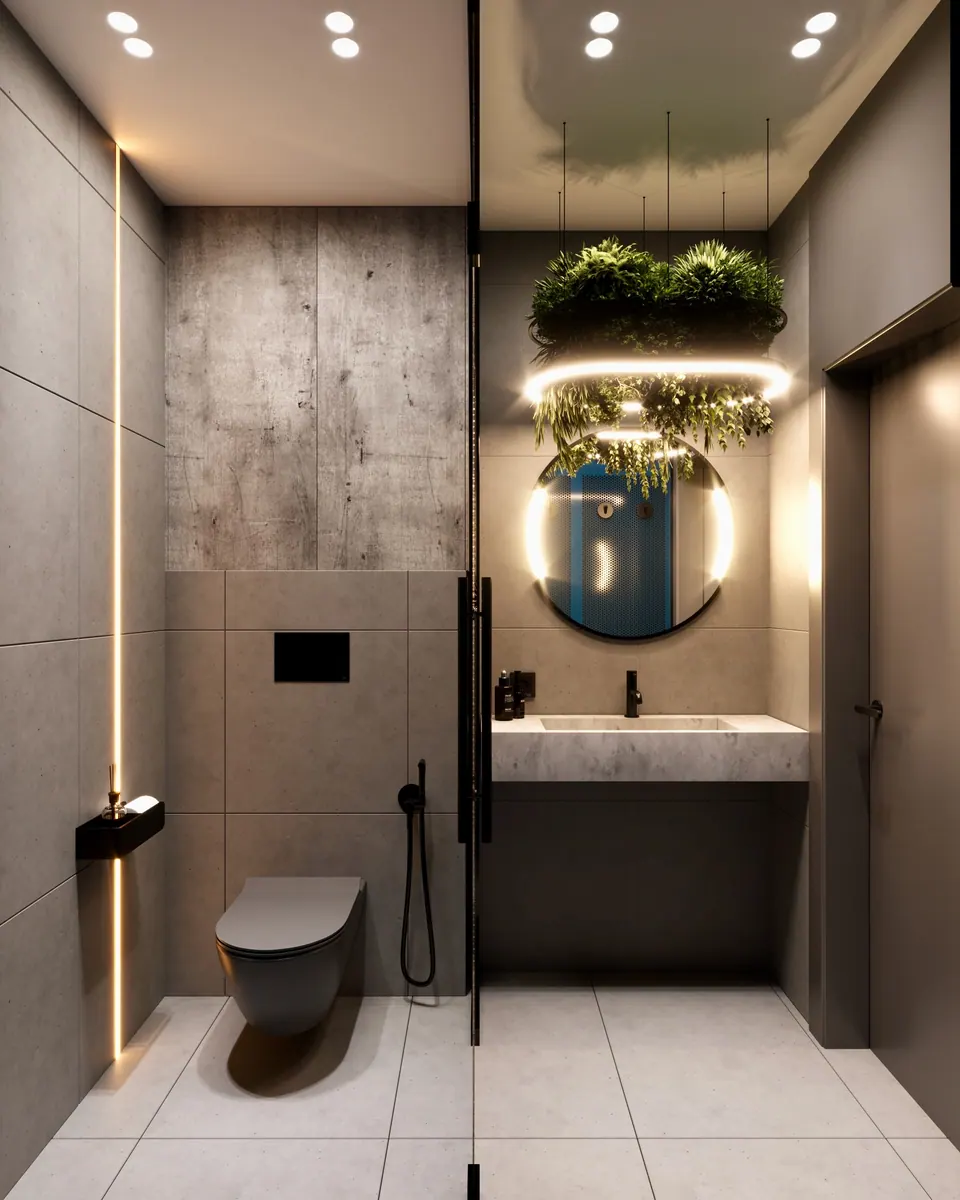 shower area design sauna