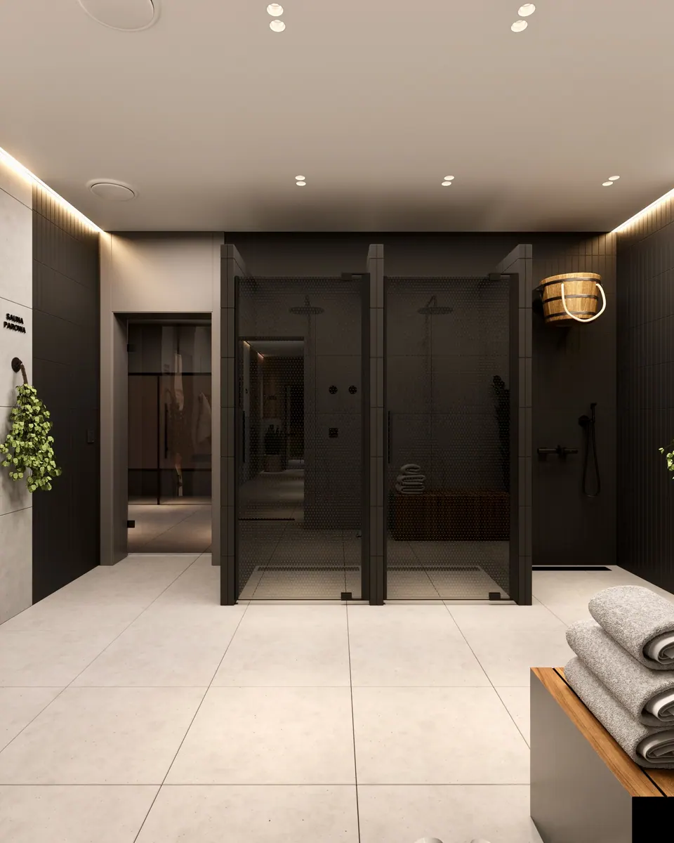relaxation area design sauna