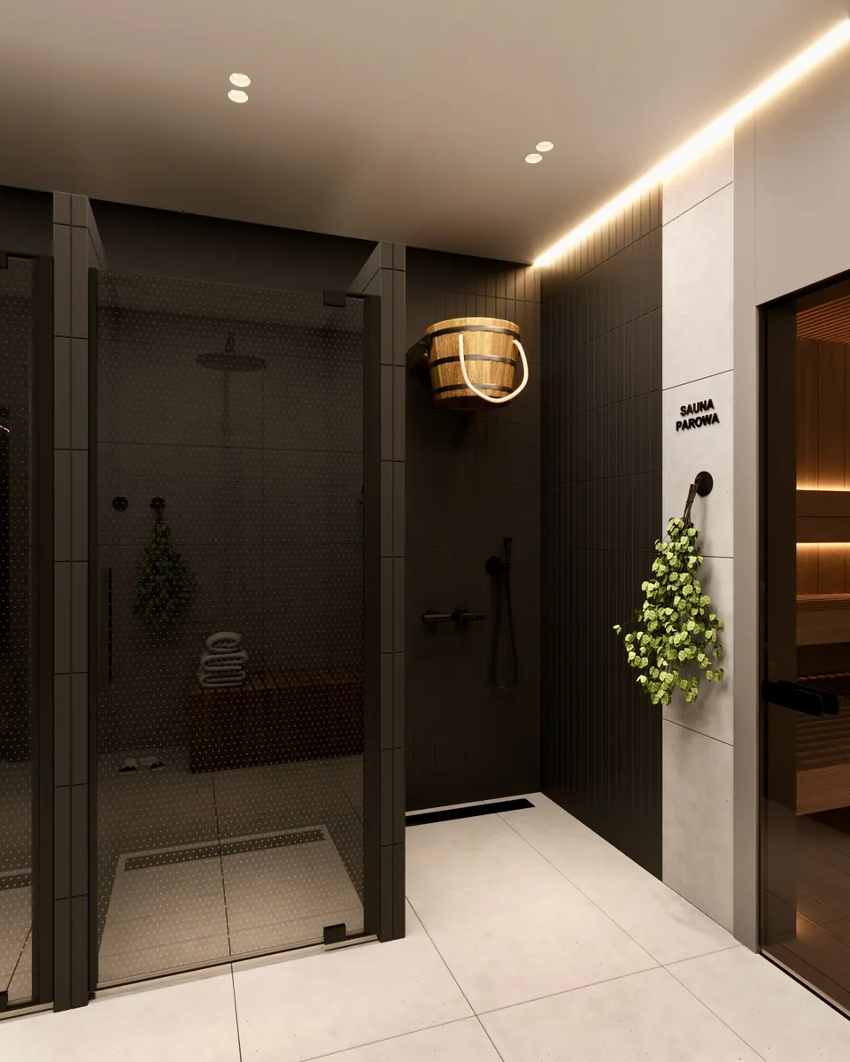 common circulation zones sauna