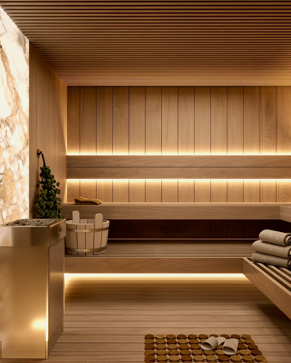 finnish sauna interior design