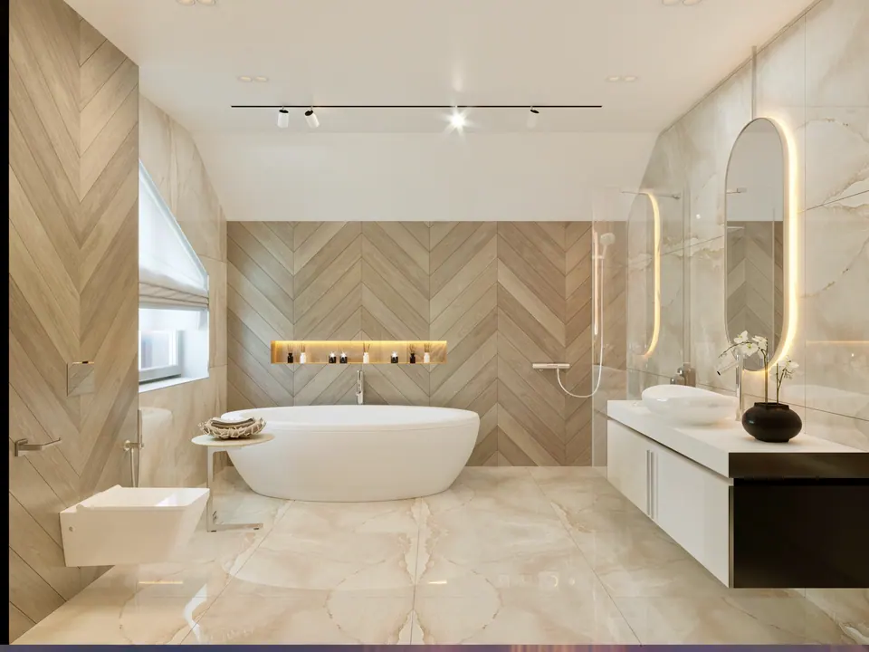 premium vanity with soft-close drawers