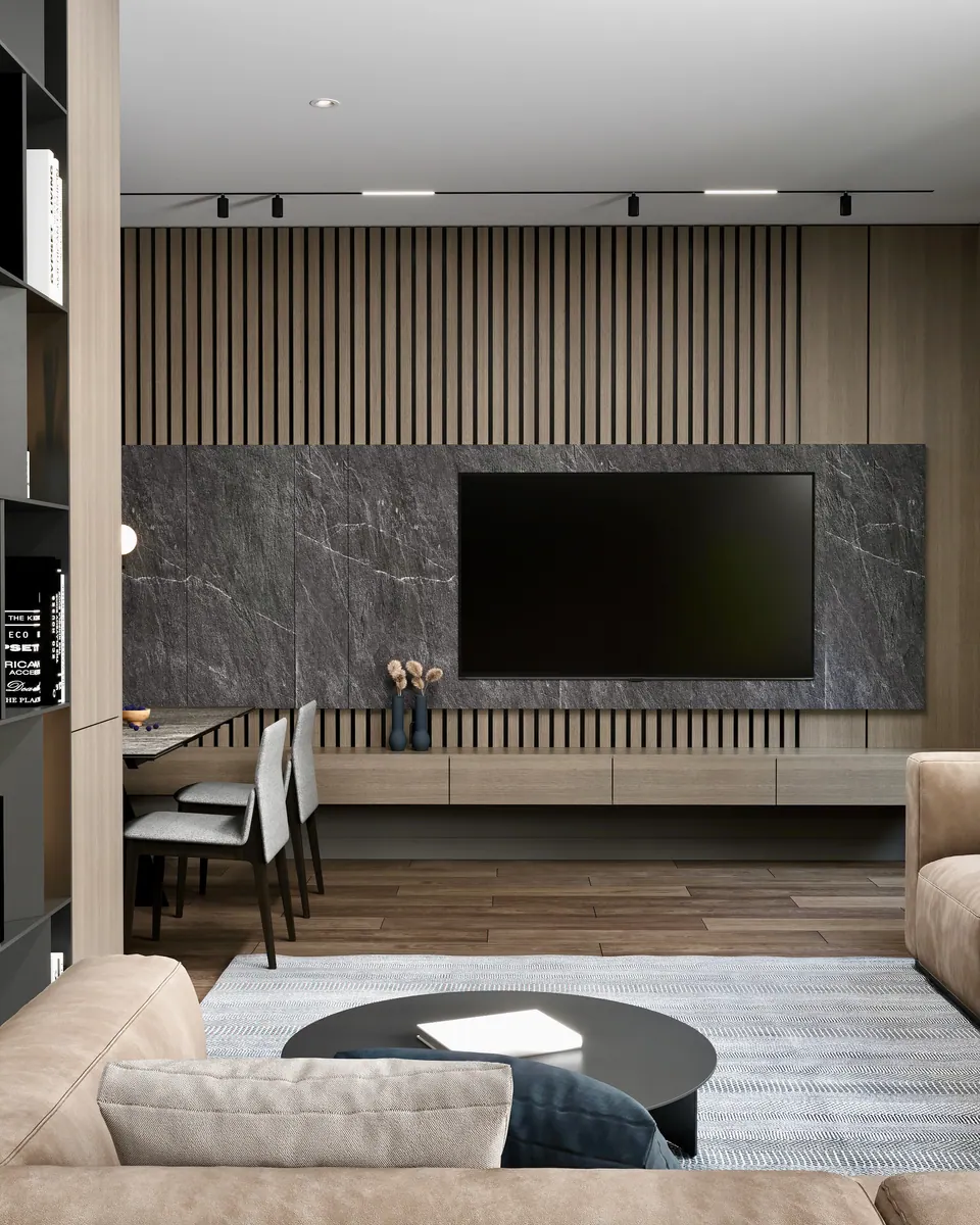 Wohnzimmer einer Maisonette-Wohnung — Bratislava