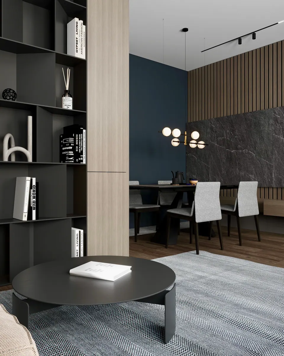 Modernes Wohnzimmer in einer Wohnung — Bratislava