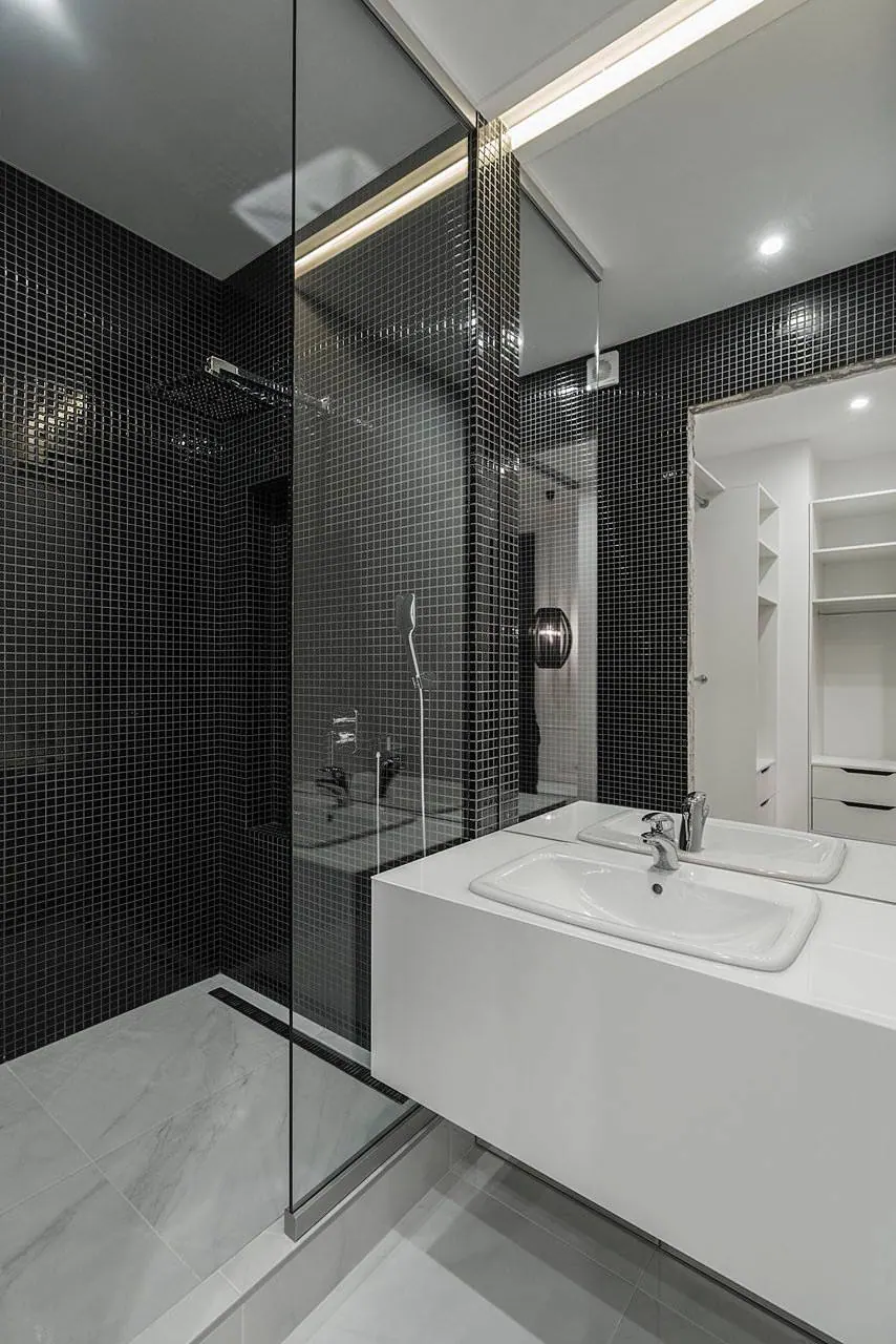 gold fixtures in luxury bathroom varna bulgaria
