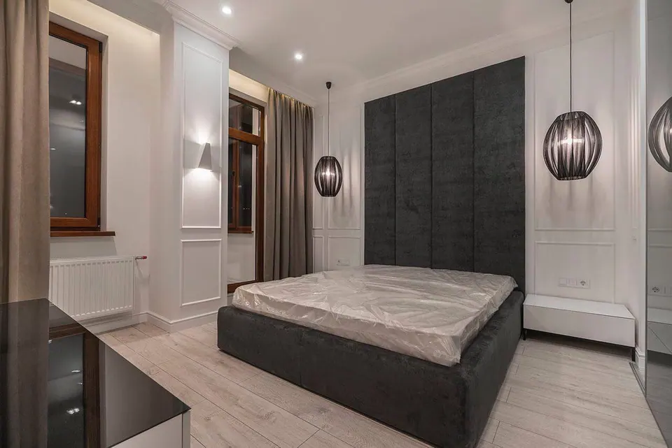 neutral tones in luxury bedroom varna bulgaria