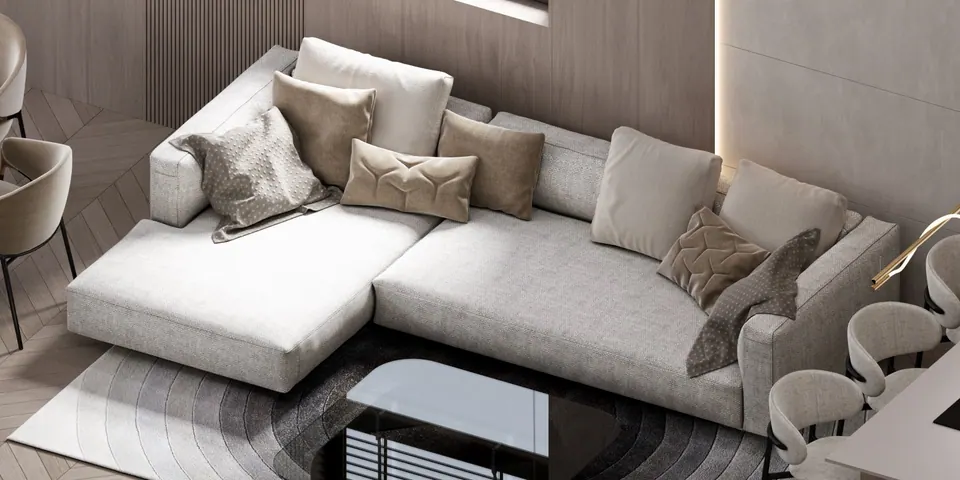 premium villa lounge with panoramic windows berlin