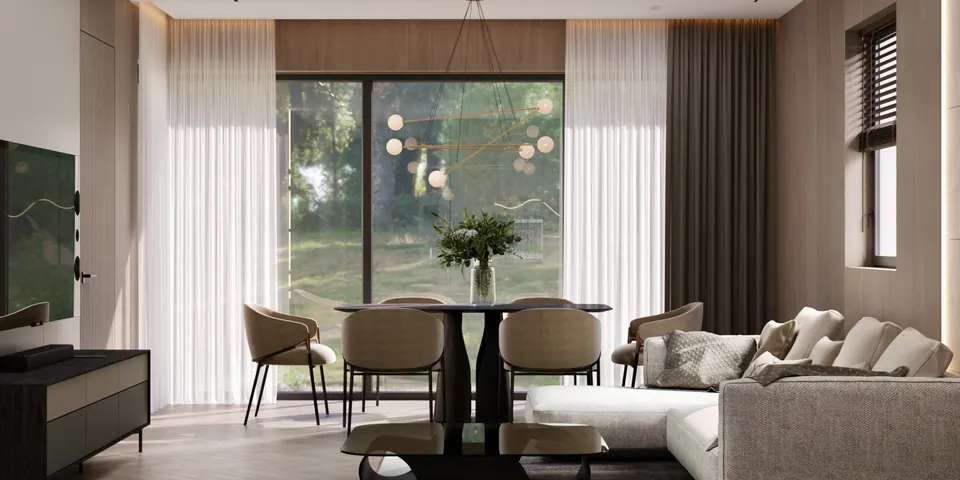 bespoke sofa and coffee table in living room berlin