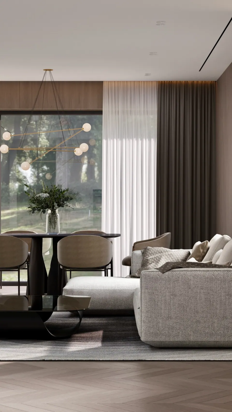 high-end living space with custom decor berlin