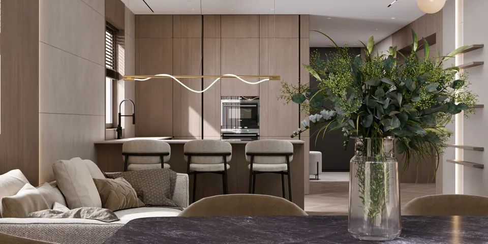 high-end built-in appliances in kitchen berlin