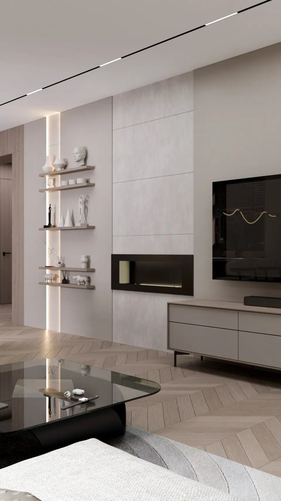 neutral palette in premium lounge berlin germany