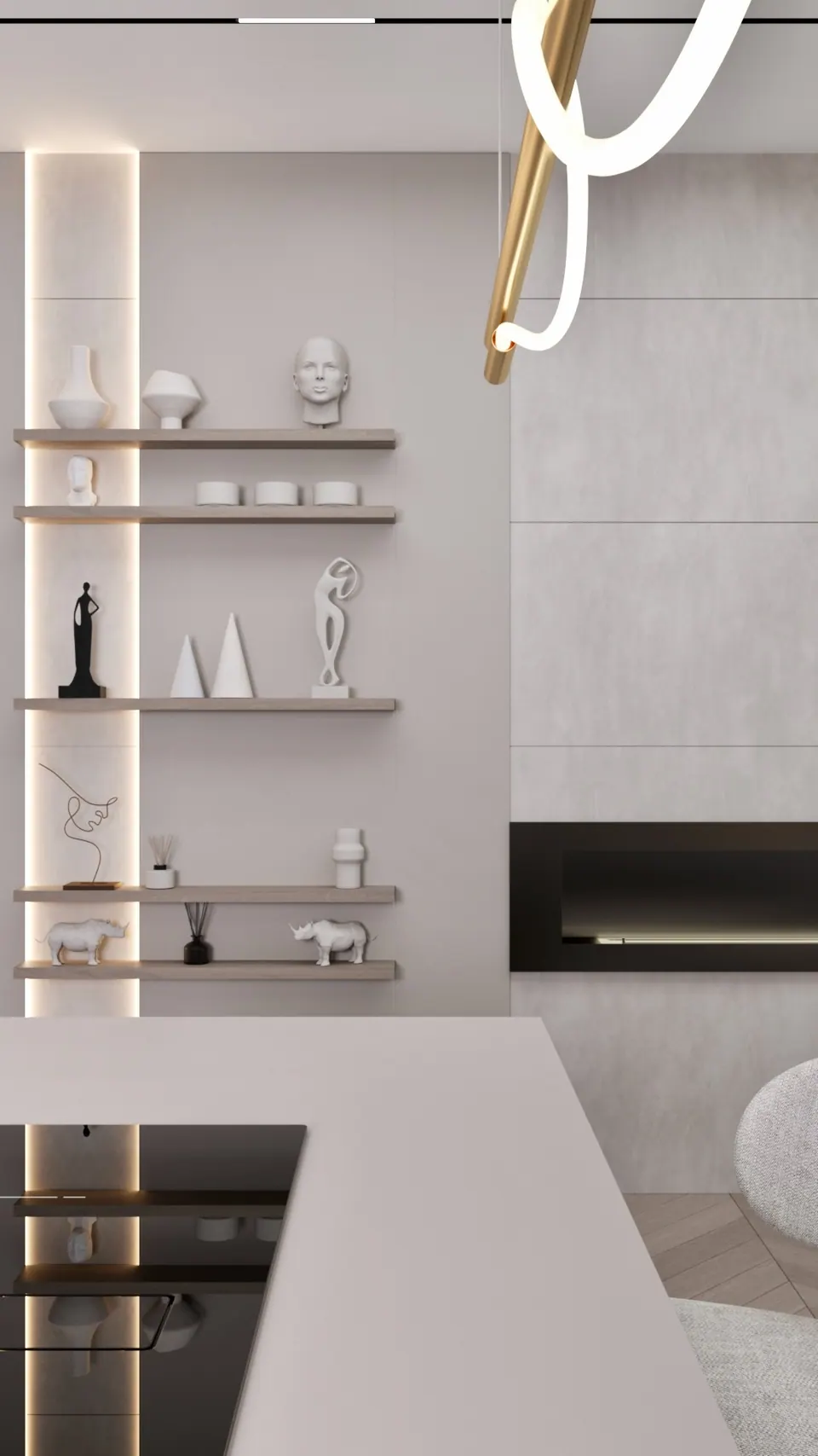 custom storage solutions in luxury kitchen berlin