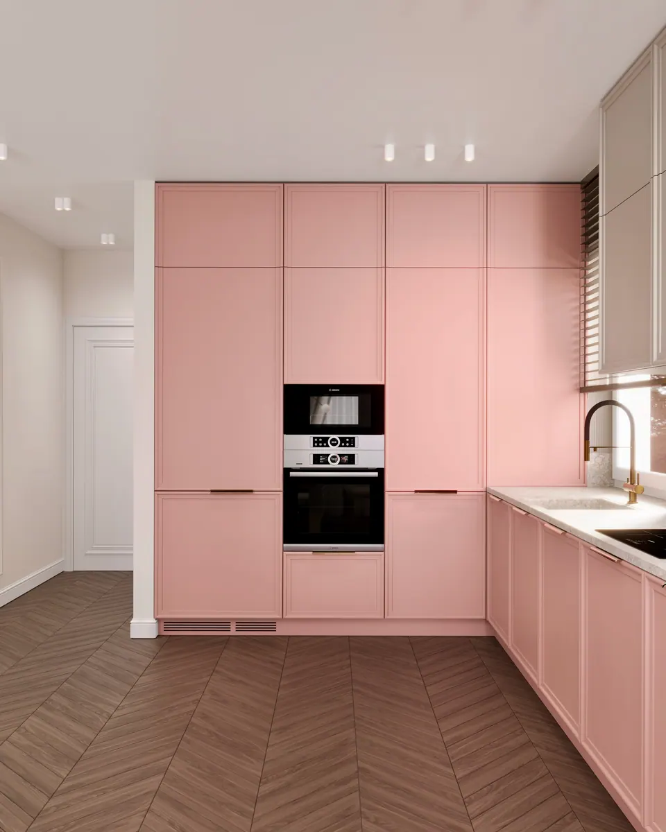 Moderne Wohnküche, Interieur eines Hauses, Bratislava, Slowakei